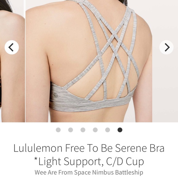 *SOLD* Lululemon Free To Be Serene Bra Sz 10 WAFSNB - Picture 2 of 6